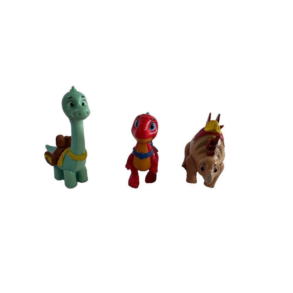 Dino Ranch Figure Lot Clover Blitz Angus Brontosaurus T-Rex Stegosaurus Figures